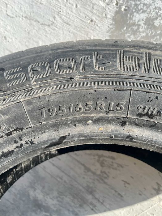 2шт Резина 195/65 R15 DUNLOP SPORT BLUE RESPONSE Лето Пара