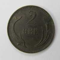 1887 Denmark 2 Ore