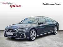 Audi A8 Lang_Wentylacja_Masaże_Webasto_HeadUp_Dociągi_Matrix_Panorama_Skręt.Oś