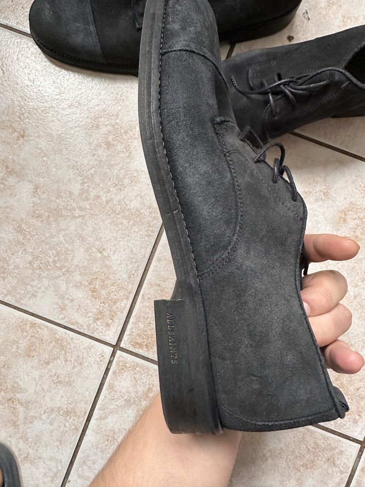 AllSaints, męskie półbuty, buty, trzewiki, botki, rozmiar EU 43,Nowe