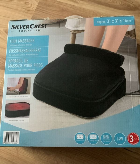 Nowy masażer do stóp SilverCrest – Shiatsu z funkcją podgrzewania