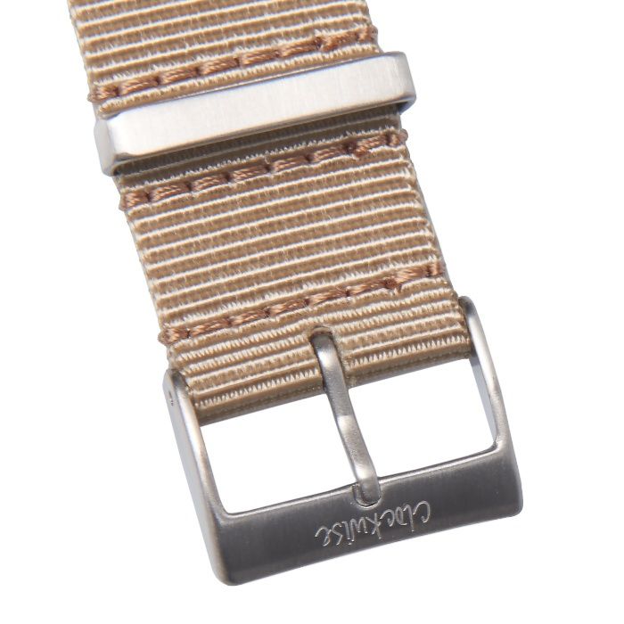 Bracelete / Pulseira Relógio NATO Nylon Bege/Sand 20mm, 22mm