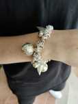 Pulseira prateada senhora