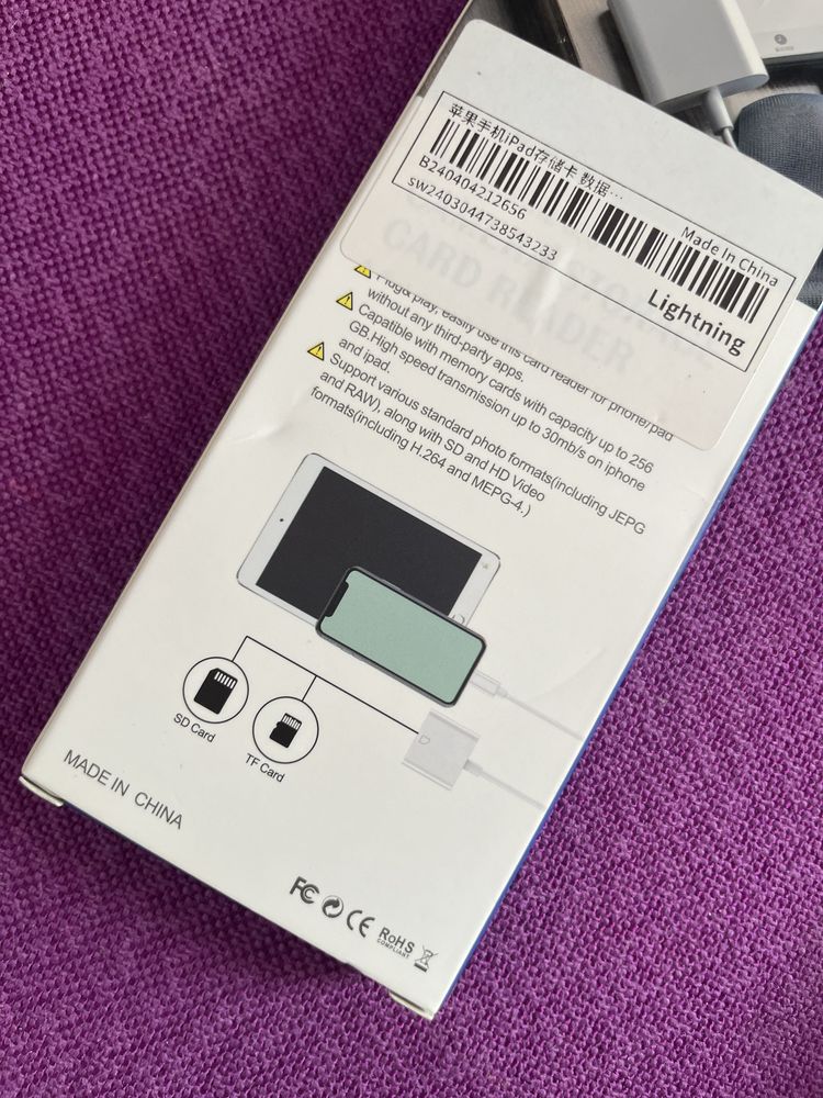 Adaptador para cartao de memoria