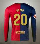 Koszulka FC Barcelona 24/25 La Liga domowa longsleeve OLMO 20 r. S 48h