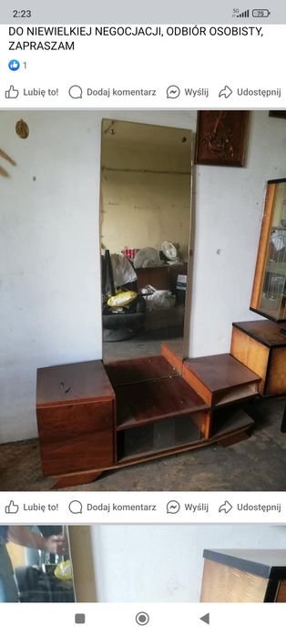 Stara toaletka z PRL do renowacji