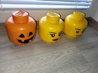 Pojemniki LEGO, głowy Lego