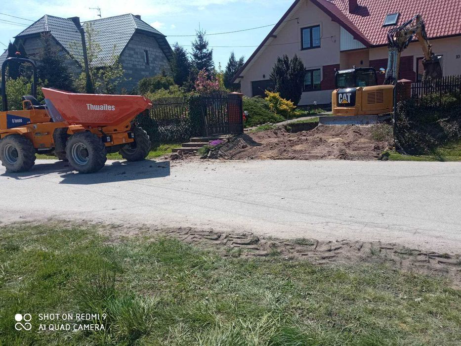 wynajem wynajmę wozidło budowlane obrotowe  4x4 6 ton ładowności