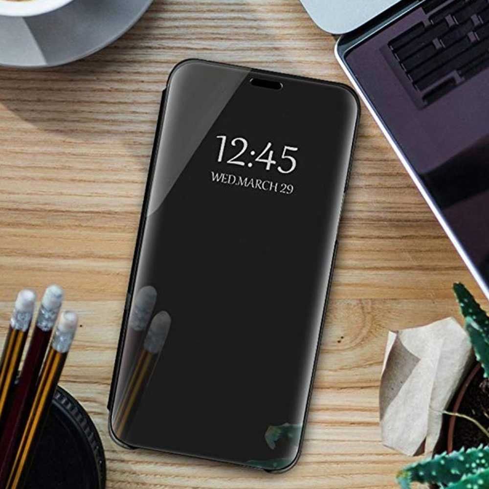 Etui z klapką Smart Clear View do Samsung Galaxy A21s kolor czarny