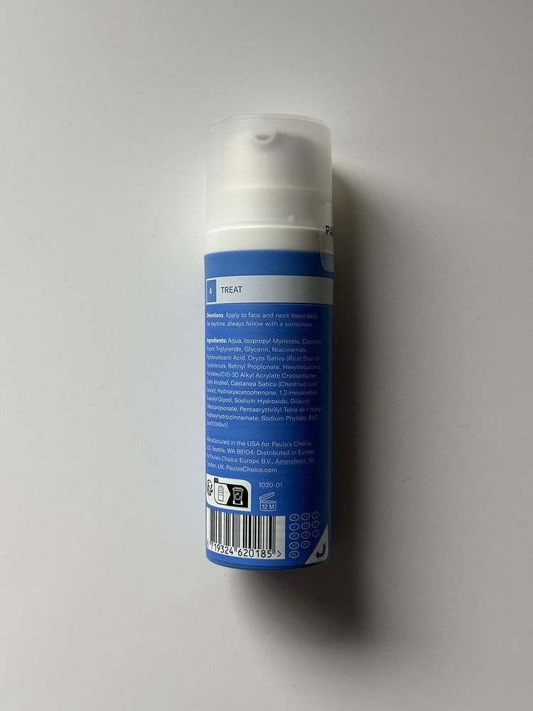 Triple active total repair serum retinoid niacinamide paula’s choice