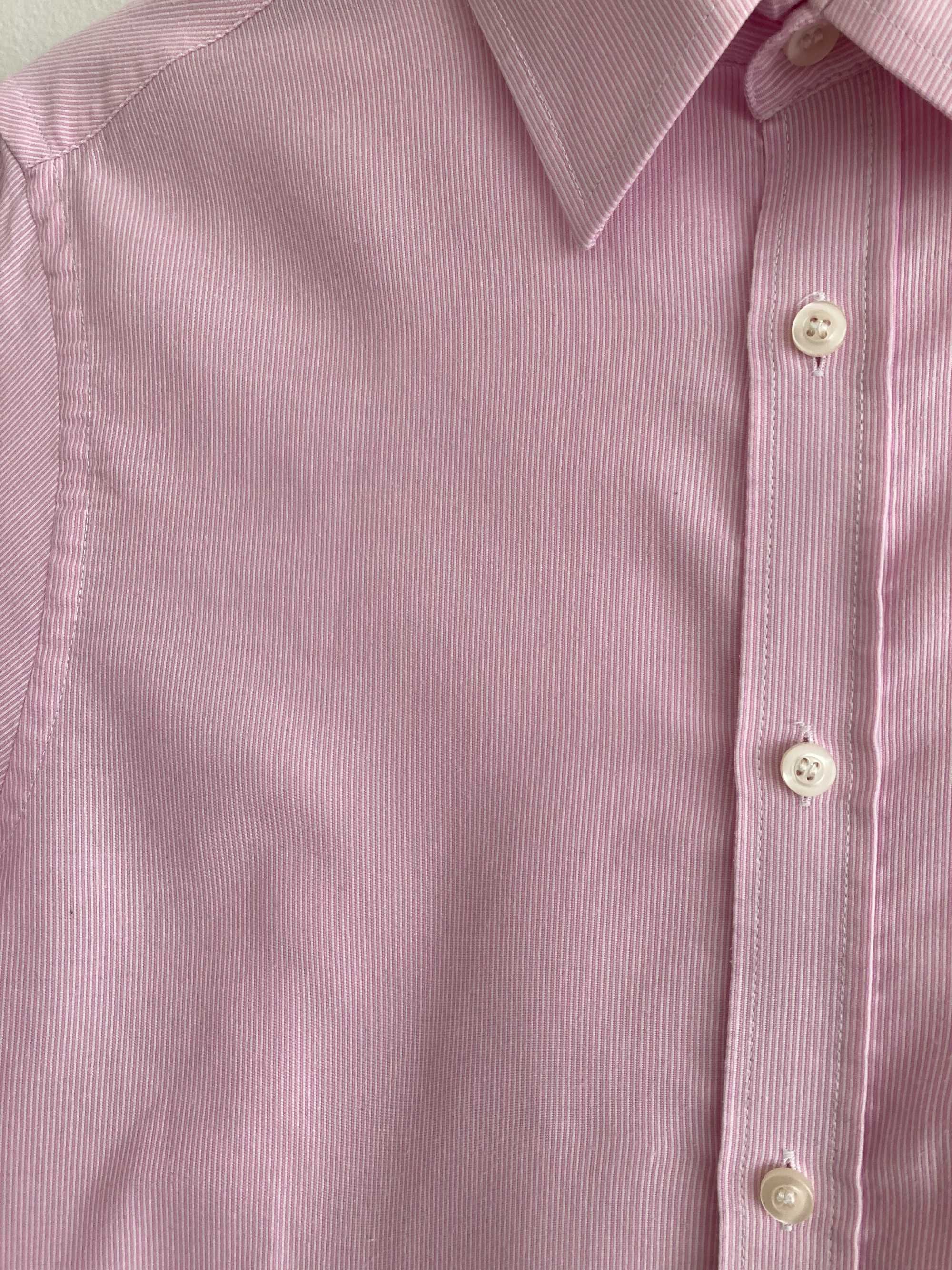 różowa koszula męska - Burton UK - 43 XL - super stan