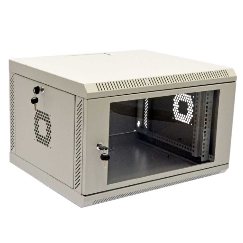 Шкаф 6U CMS , 600х350х373 мм (Ш*Г*В), акриловое стекло, серый