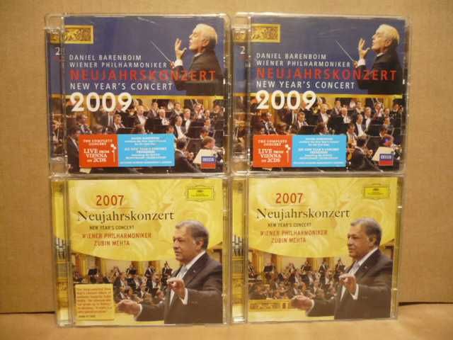 Wyprzedaż płyt CD z koncertami noworocznymi.Klasyka.