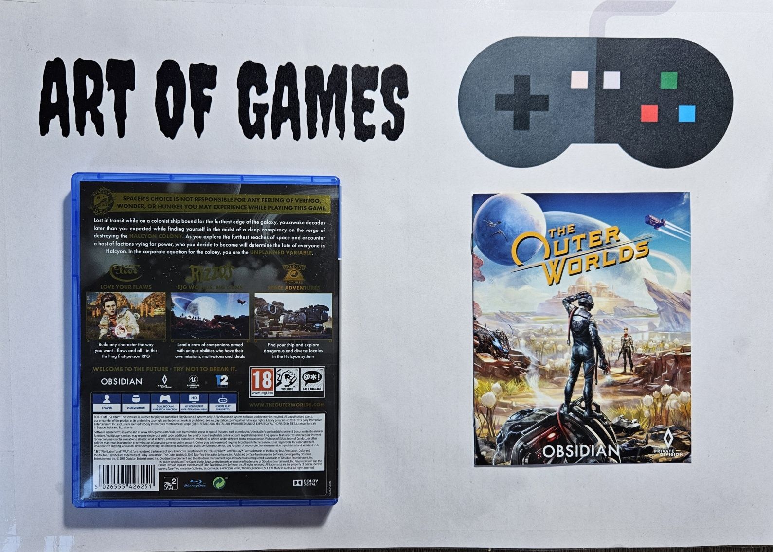 Outer Worlds PL Ps4 Ps5 Playstation 4 5 Ideał