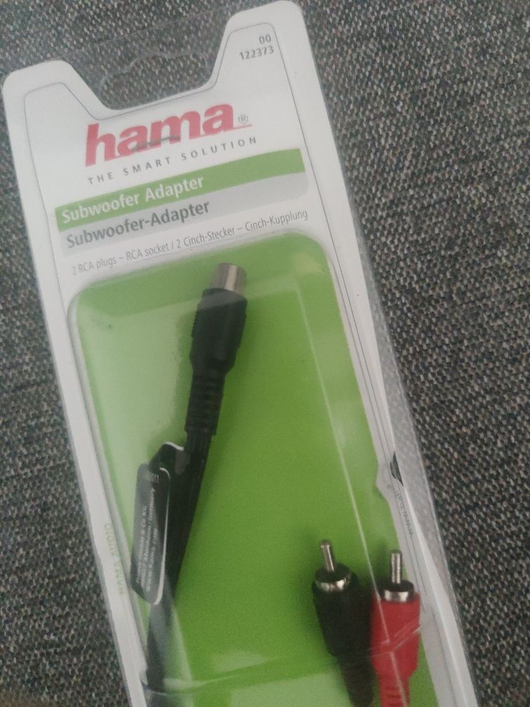 Kabel subwoofer adapter Hama