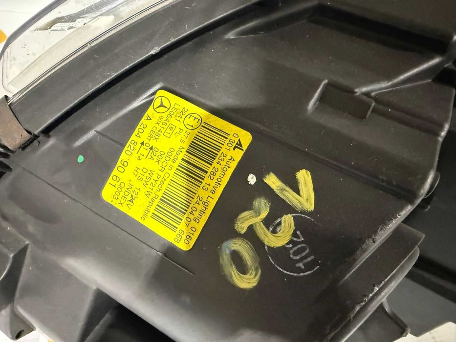 Ópticas faróis Mercedes classe c w204 xenon