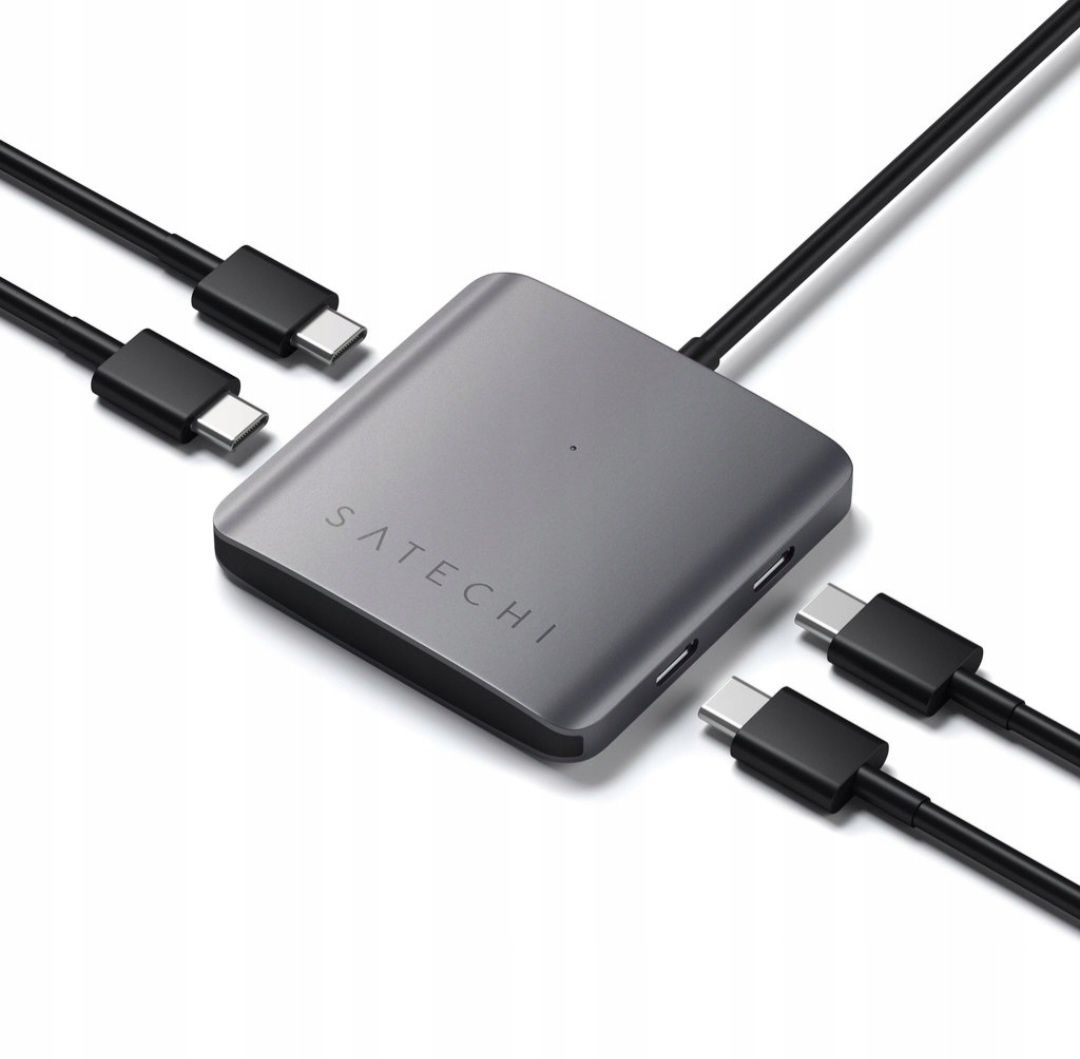Satechi 4-Port USB-C Hub - Poczwórny Adapter 4w1