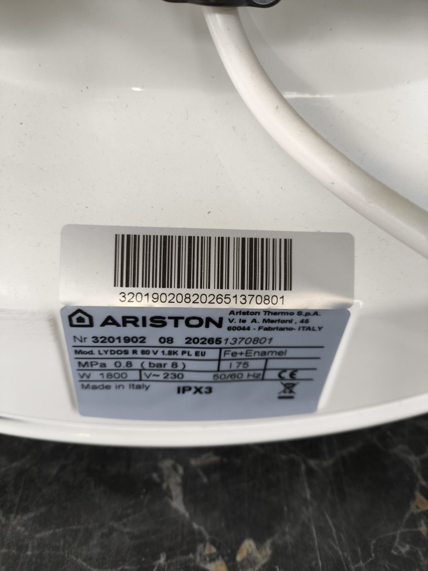 Boiler Ariston Lydos 80V 1.8K