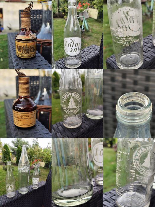 Stare butelki z PRL
