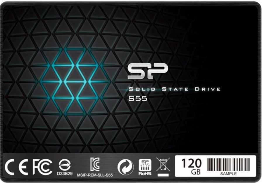 Жесткий диск SSD Silicon Power Slim S55 120GB 2.5" SATAIII TLC (00001)