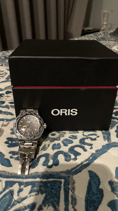 Relogio Oris TT1 GMT world-time bezel