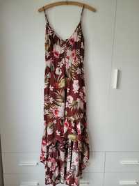 Sukienka maxi w kwiaty letnia Orsay 36 S