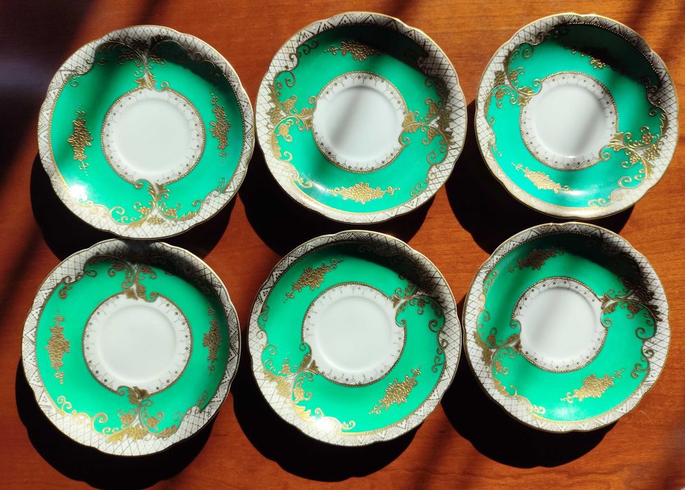 6 chávenas de café em porcelana japonesa Chugai Foreign