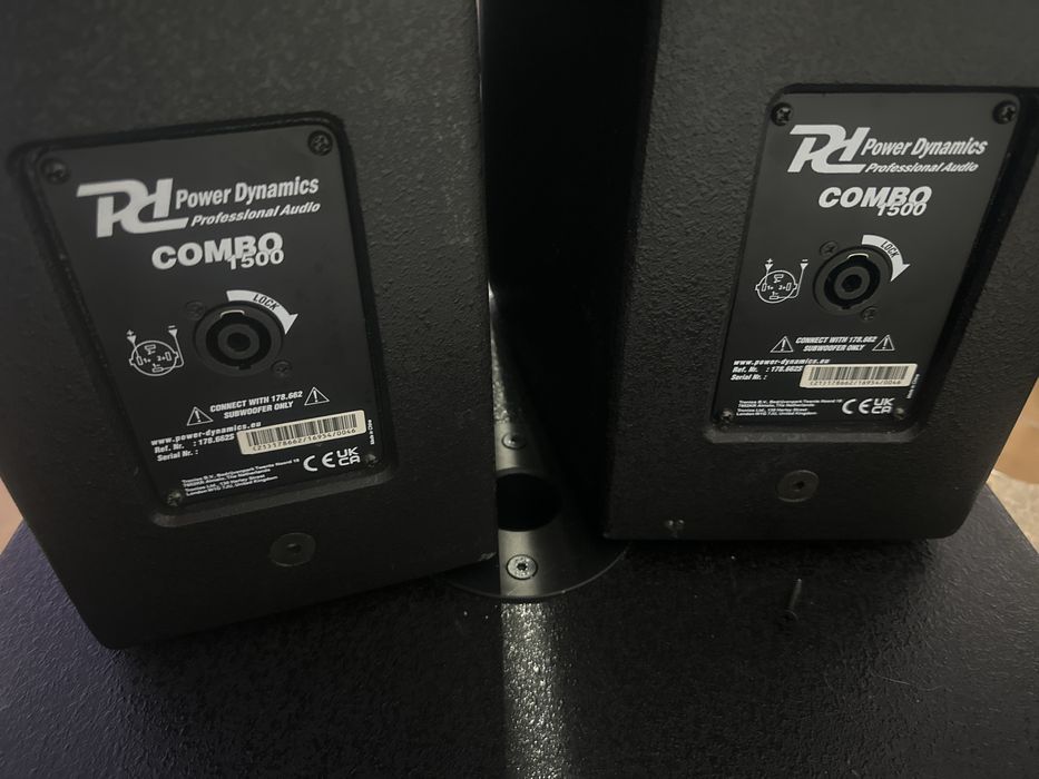 PA Activo 1500W (Subwoffer 15” + 2 Colunas 8”) - Power Dynamics