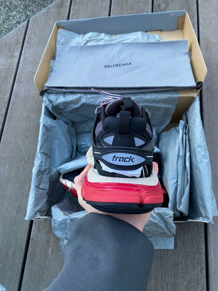 Balenciaga Track 1 Black Red Original