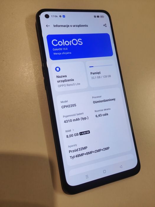 Oppo Reno 5 lite 8(+8)/128 gb