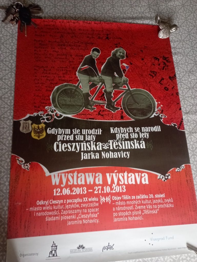 Jaromir Nohavica plakat z wystawy 68x48cm