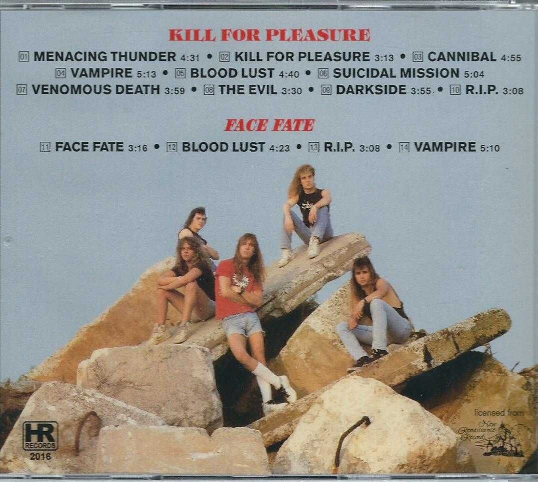 CD Blood Feast - Kill For Pleasure / Face Fate (2016)