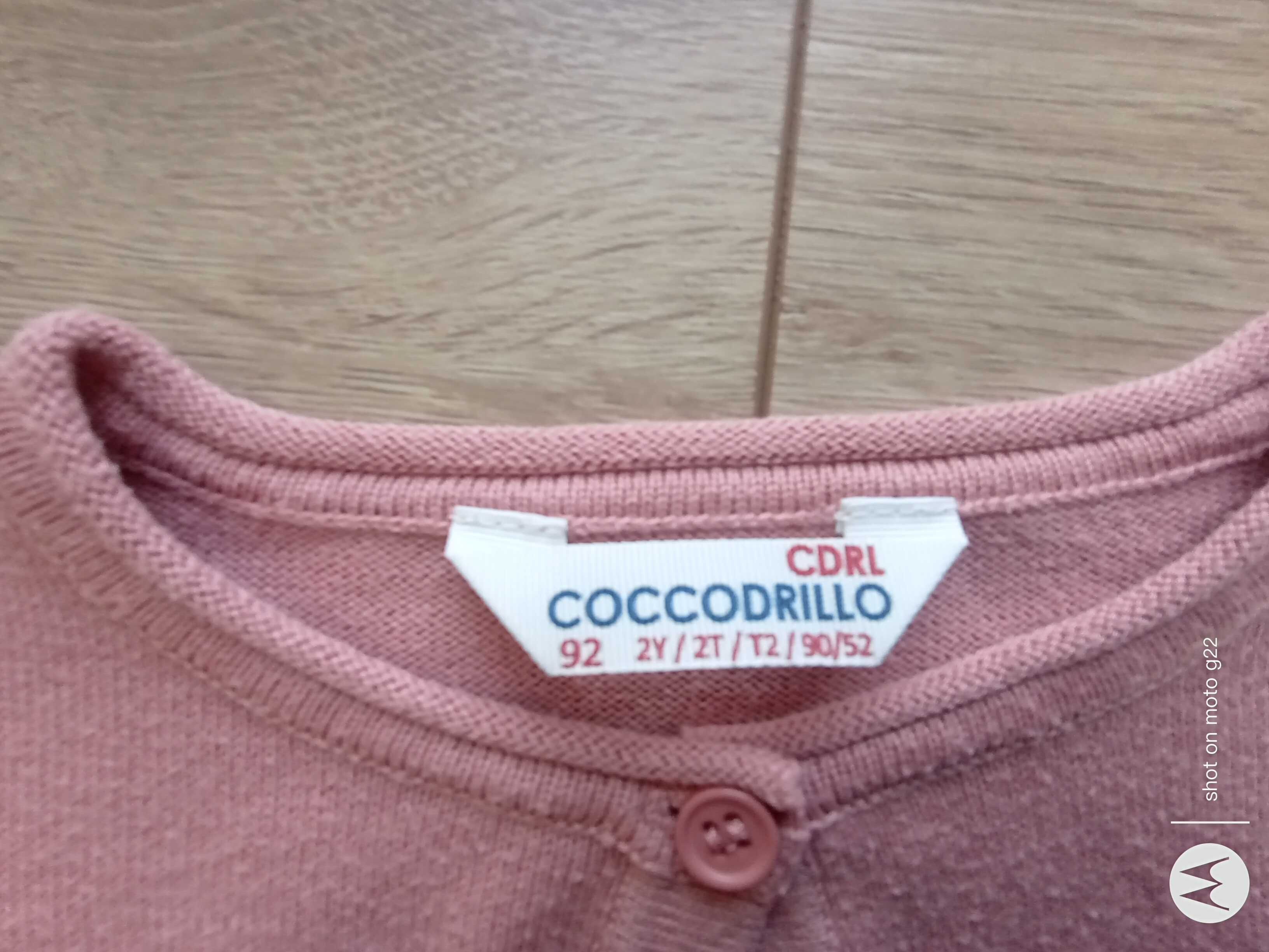 Sweter rozpinany rozmiar 92 Coccodrillo