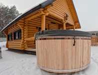 Balia beczka ogrodowa 4-6 Osobowa 2m średnicy, ruska bania, jacuzzi