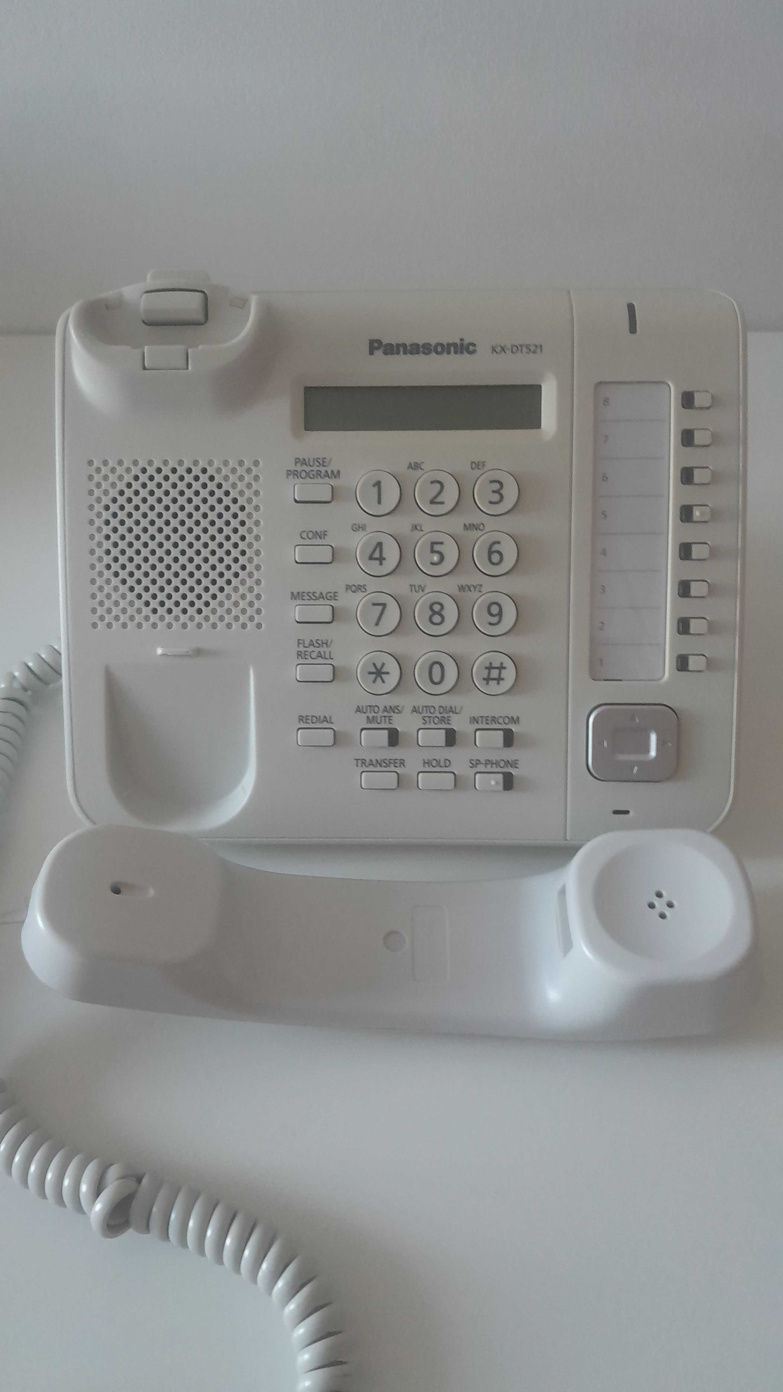 Telefon systemowy Panasonic KX-DT521 Biały.