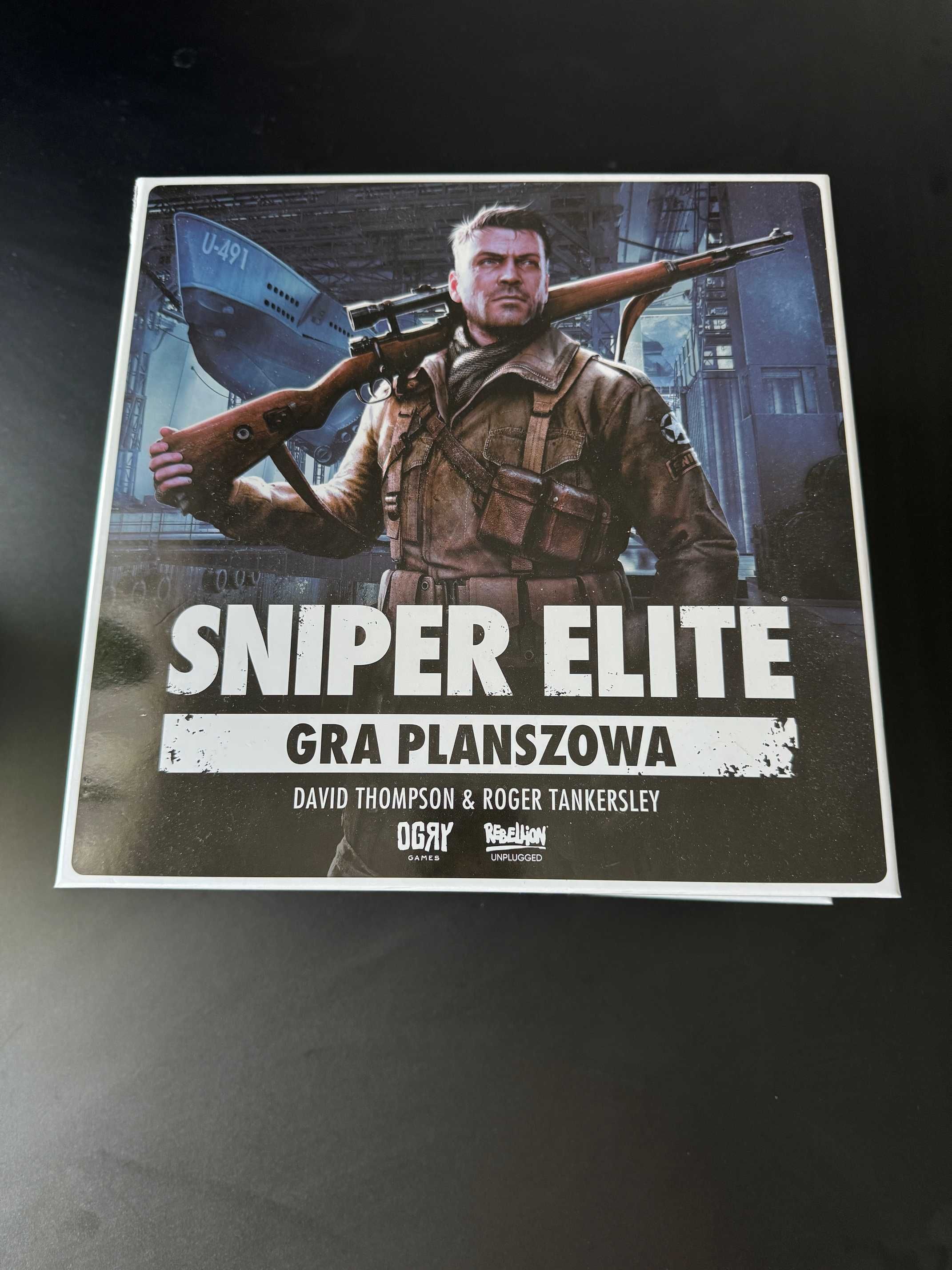 Gra planszowa SNIPER ELITE + dodatki + insert