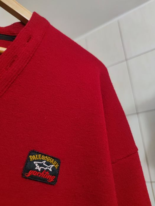 Sweter klasyczny XL Paul & Shark yachting XL wełna wełniany wool wełna