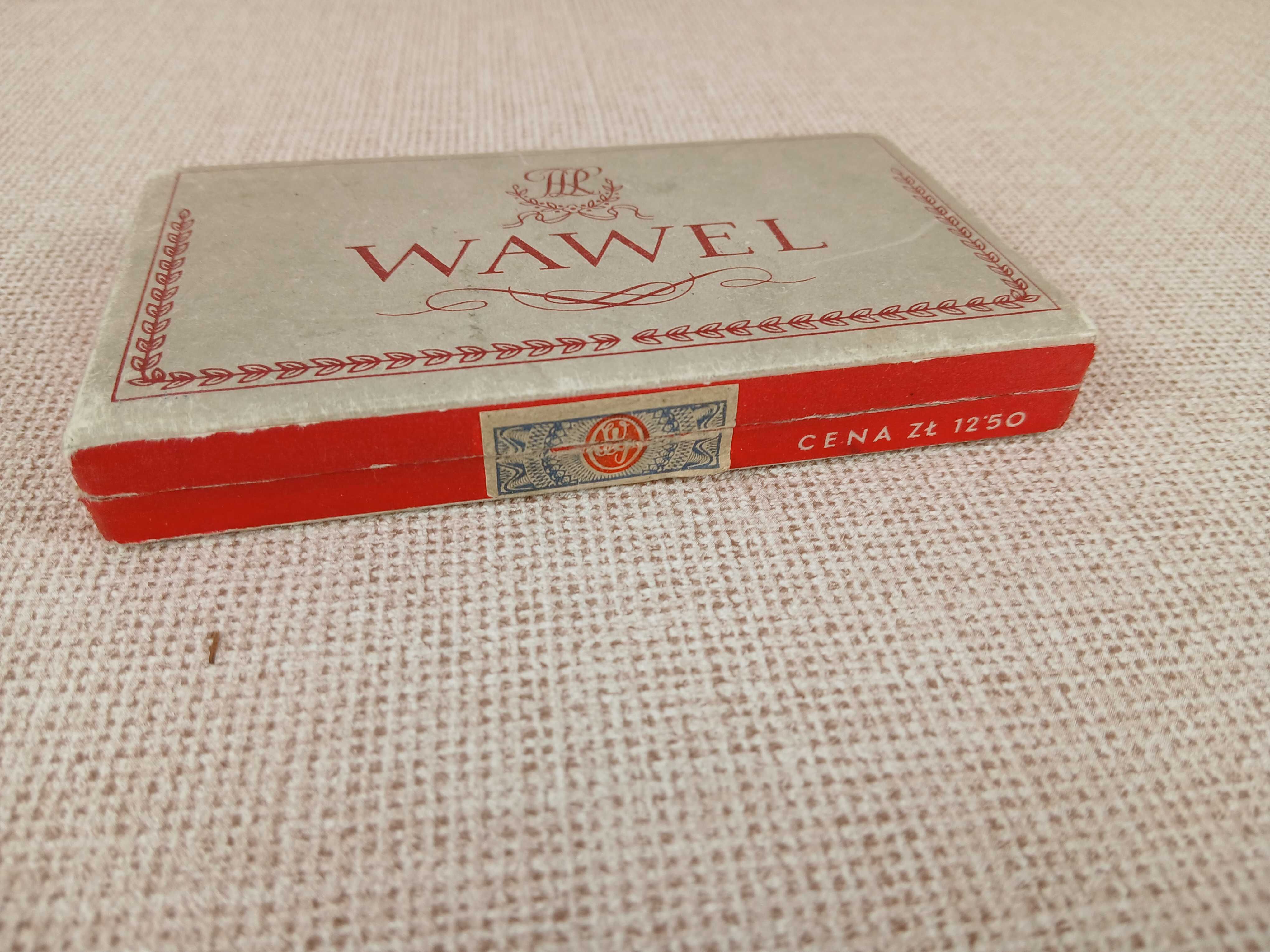 Stare pudełko po papierosach WAWEL z banderolą PRL Papierosy Wrocław