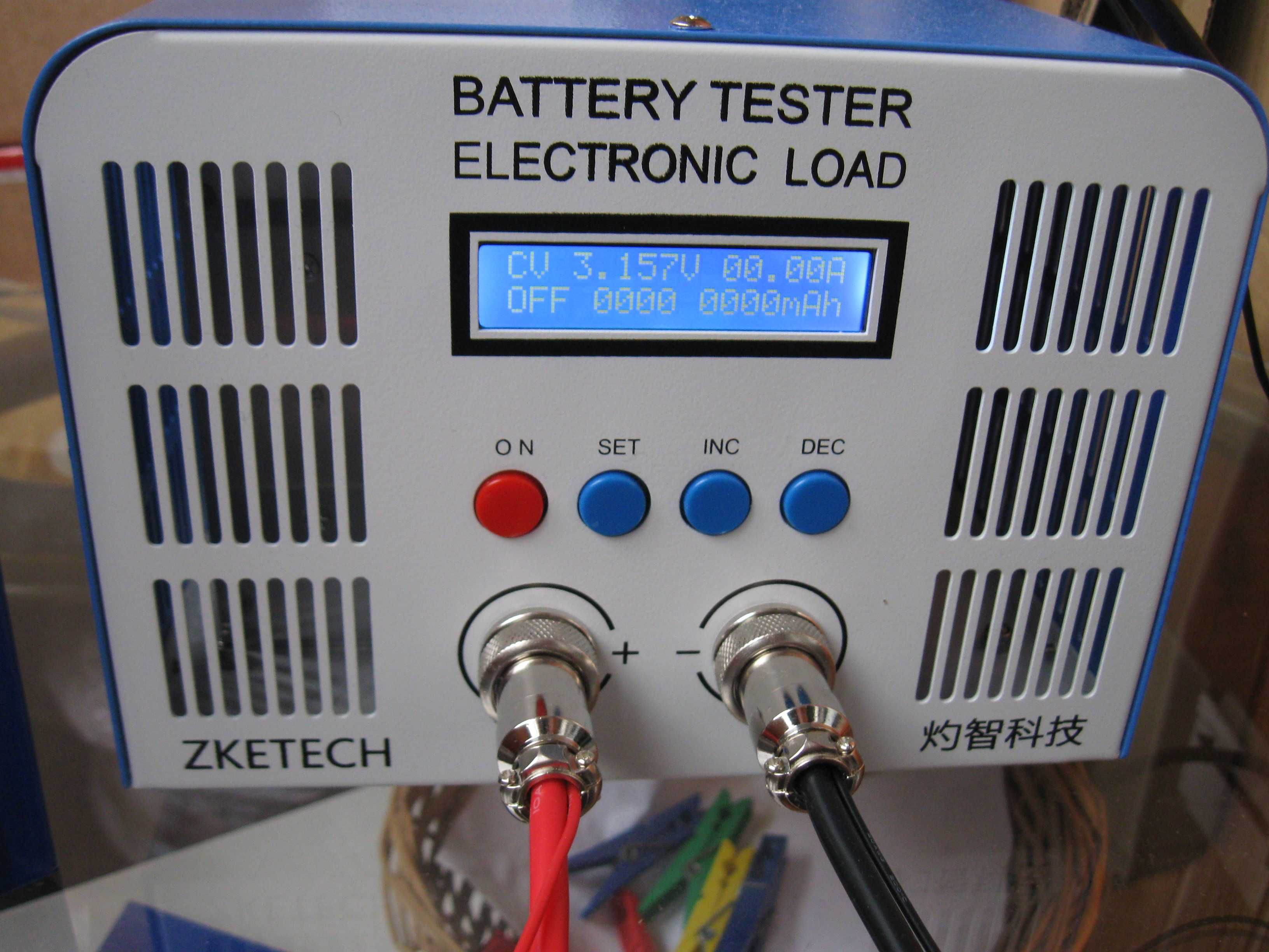 Тестер емкости аккумуляторов ZKETECH EBC-A40L