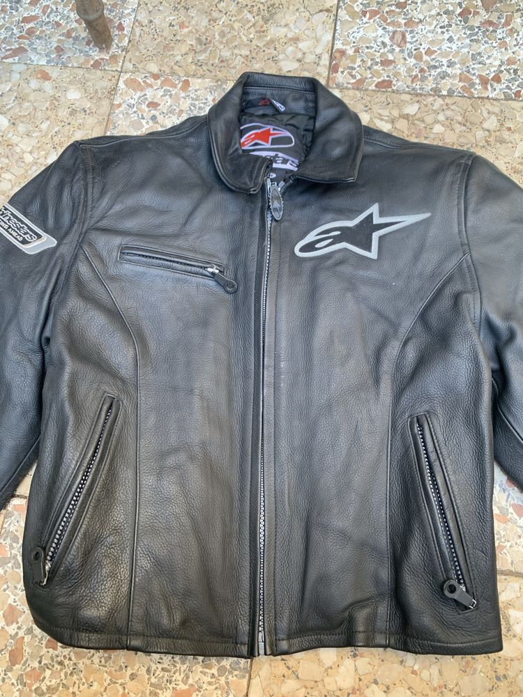 Blusão em pele Alpinestars