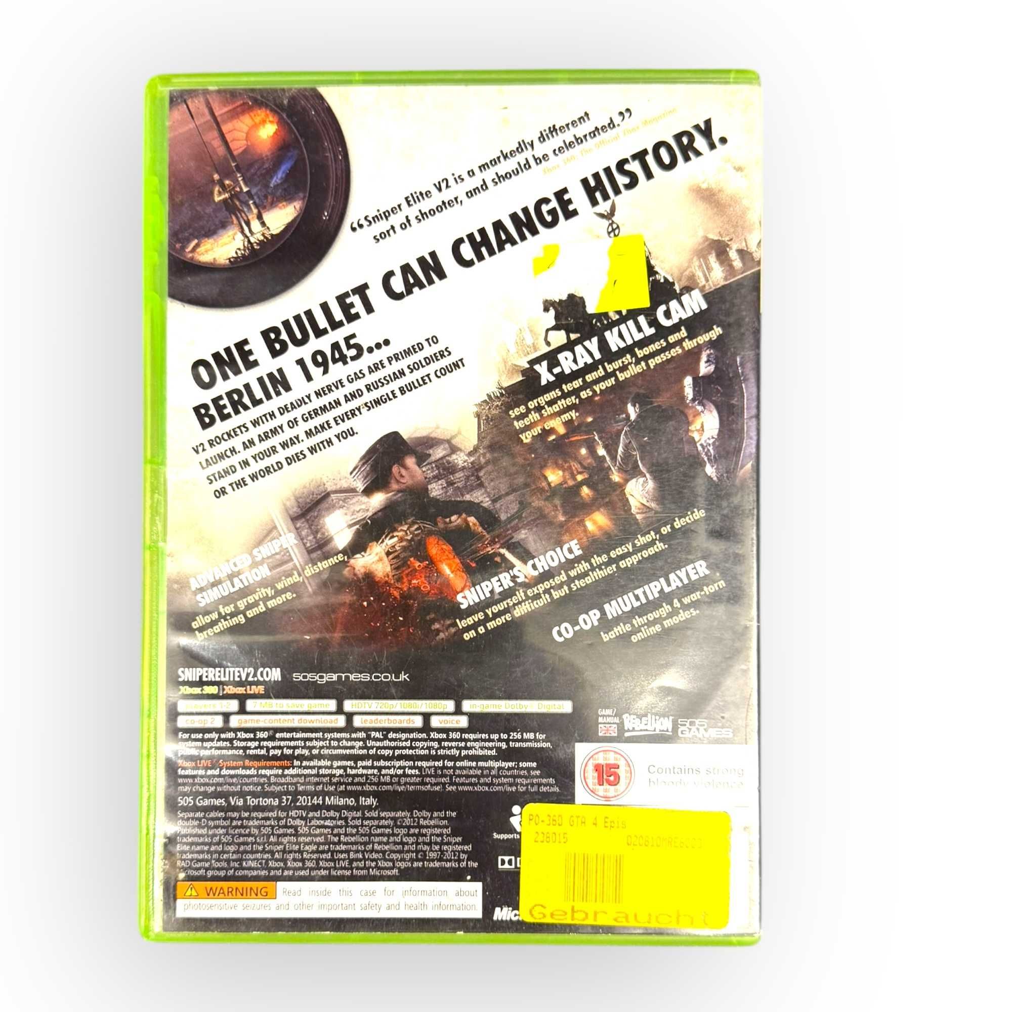 Gra Sniper Elite V2 XBOX 360