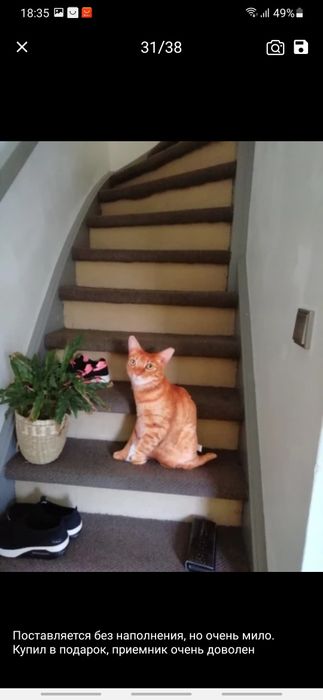 Подушка-игрушка 3д кот