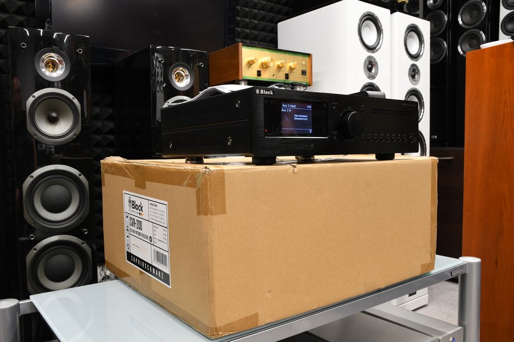 amplituner sieciowy wzmacniacz stereo Audio Block CVR-200 idealny