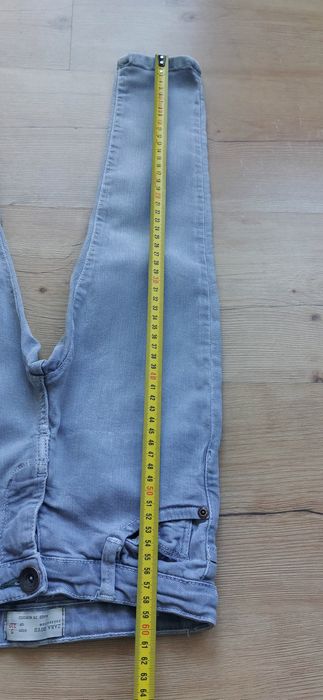 Spodnie jensy szare 110 Zara boys dżinsy elastyczne