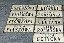 Tablice ulic Łodzi
