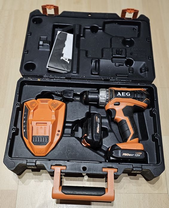 AEG 12V BS12 G3 LI-152C akumulatorowa wiertarkowkrętarka 1.5Ah walizka