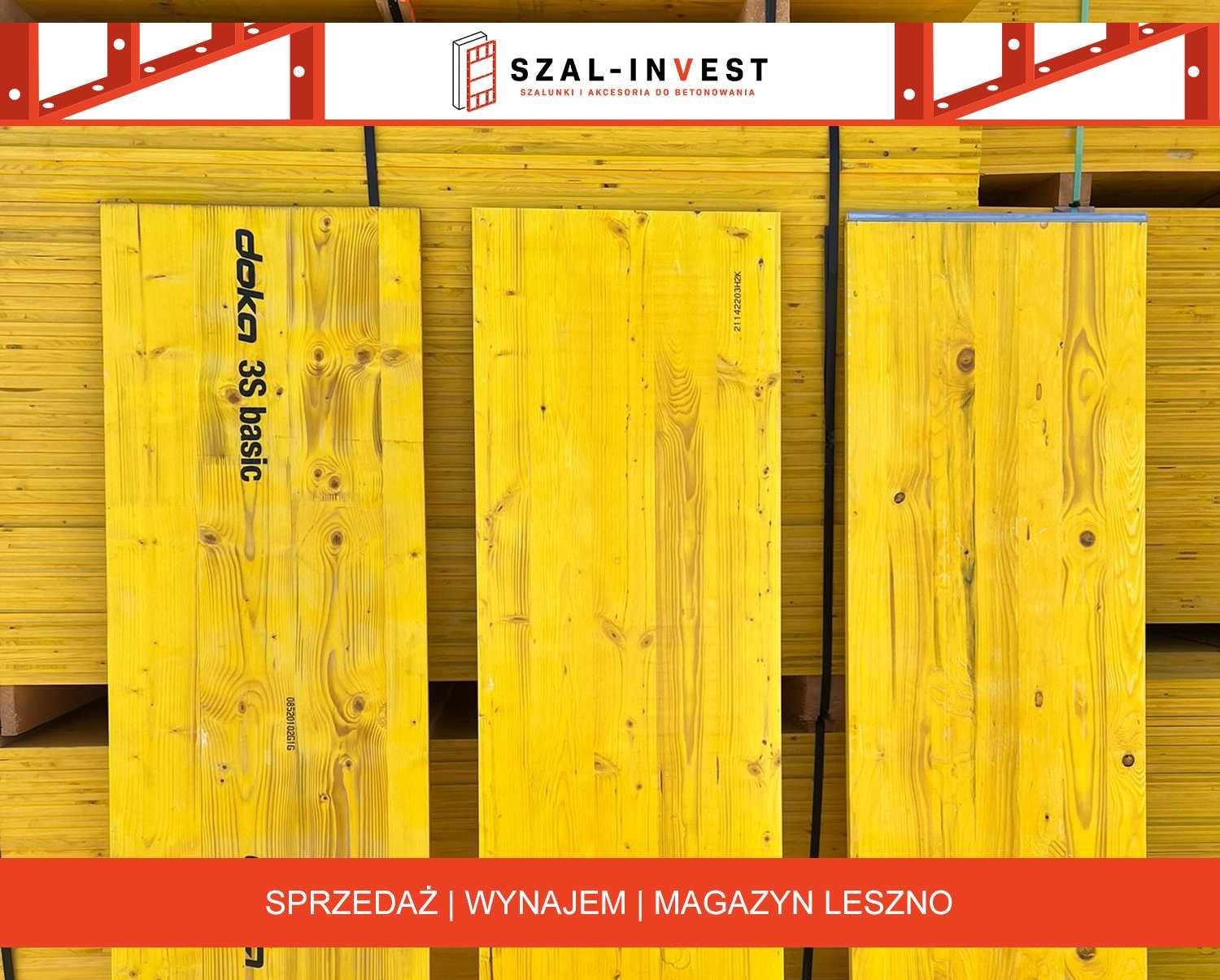 Sklejka szalunkowa Topola, Płyty szalunki, Podpory, Dźwigar  PERI DOKA