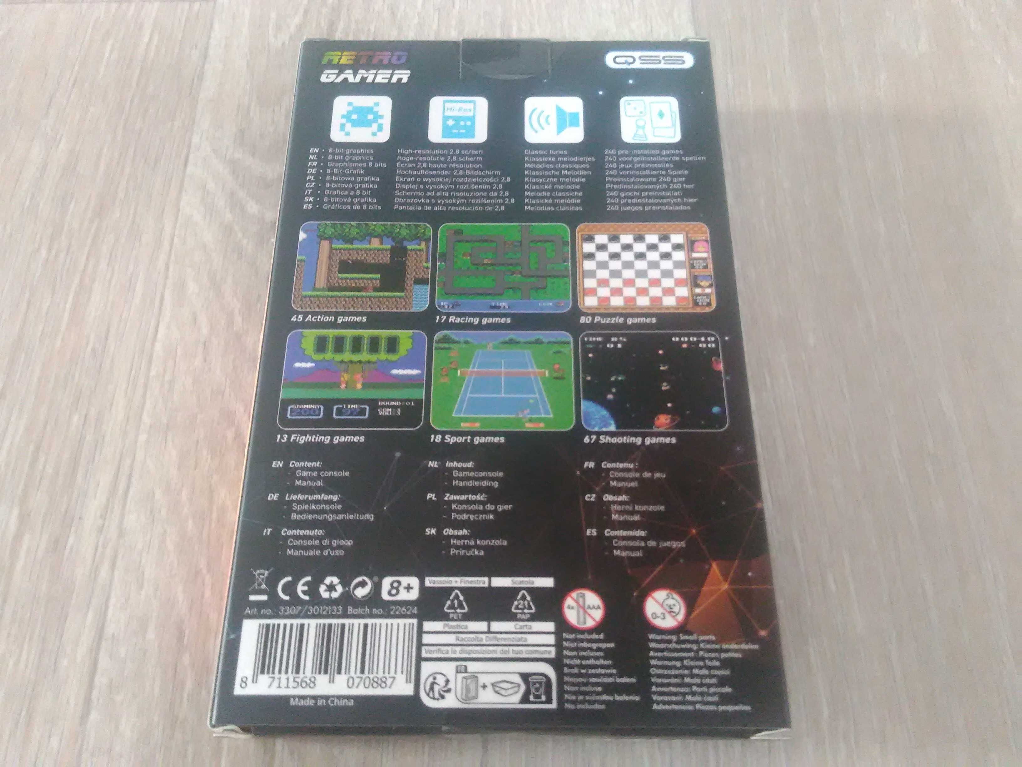 RETRO konsola VINTAGE gra 240 gier jak ( gameboy Nintendo Video prl )