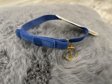 Bransoletki wstążkowe z zawieszką 18-19 cm handmade