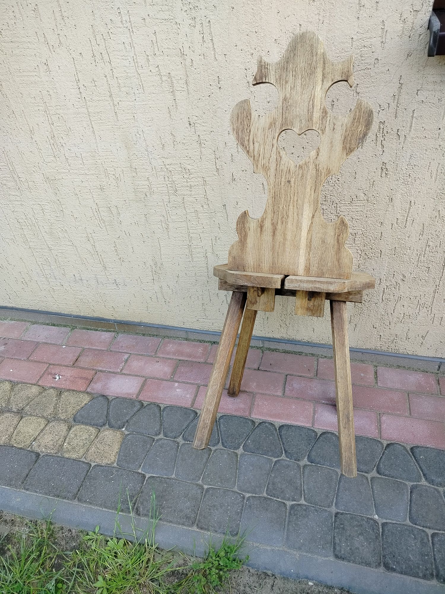 Stół i 4 krzesła dębowe